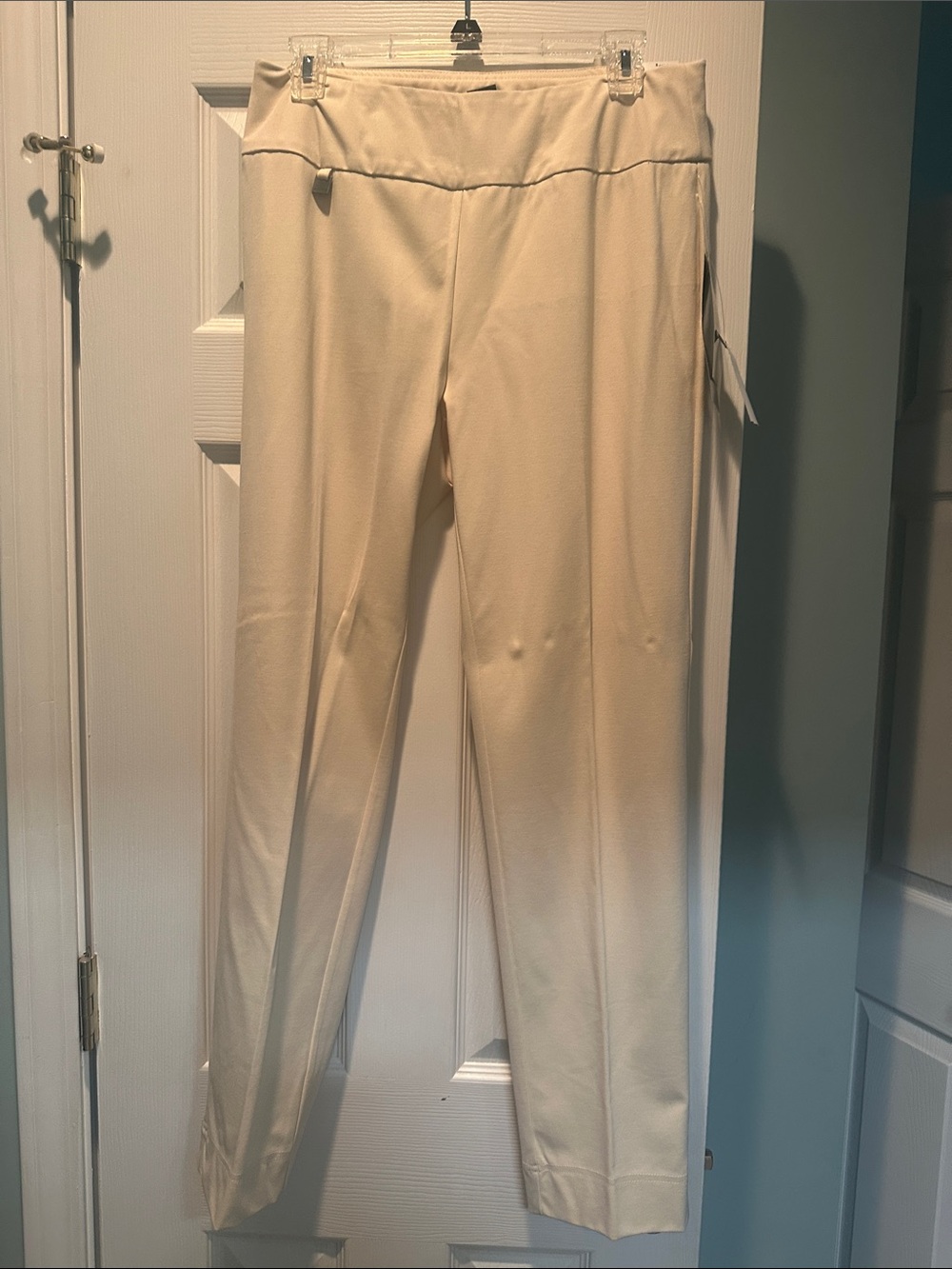 Cream Women's Pull-On Ponte Pants